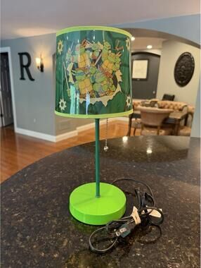 Teenage Mutant Ninja Turtles Desk Lamp 15” Works With Tag